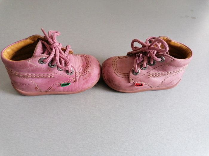 Bottines rose kickers T20 - photo numéro 2