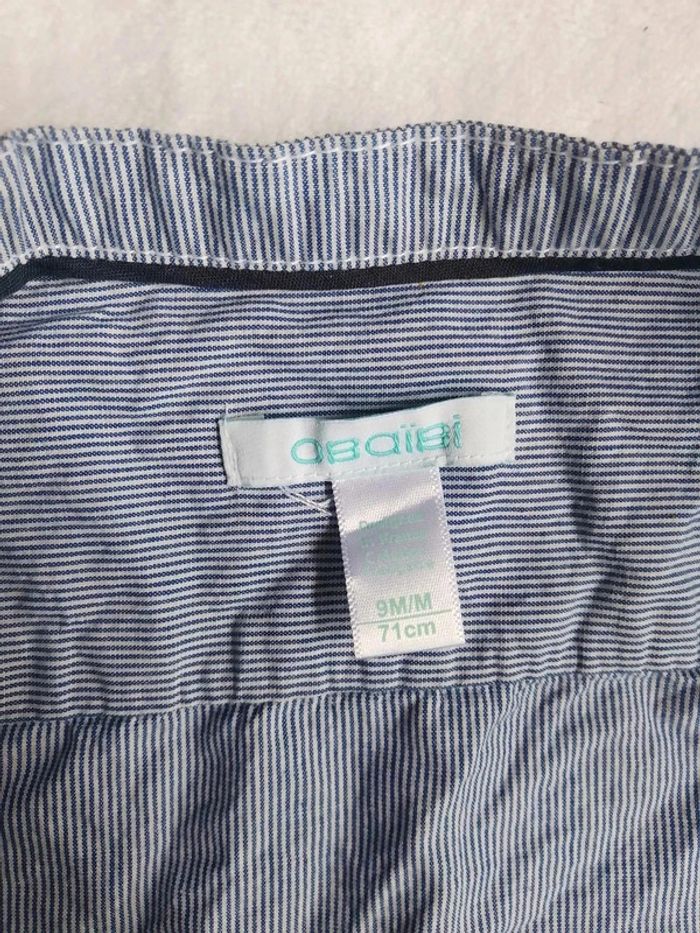 Jolie Chemise col mao 9 mois - photo numéro 2