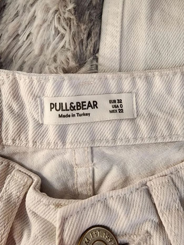 🌸Jeans Droit Blanc Pull&Bear Taille 32 🌸 - photo numéro 6