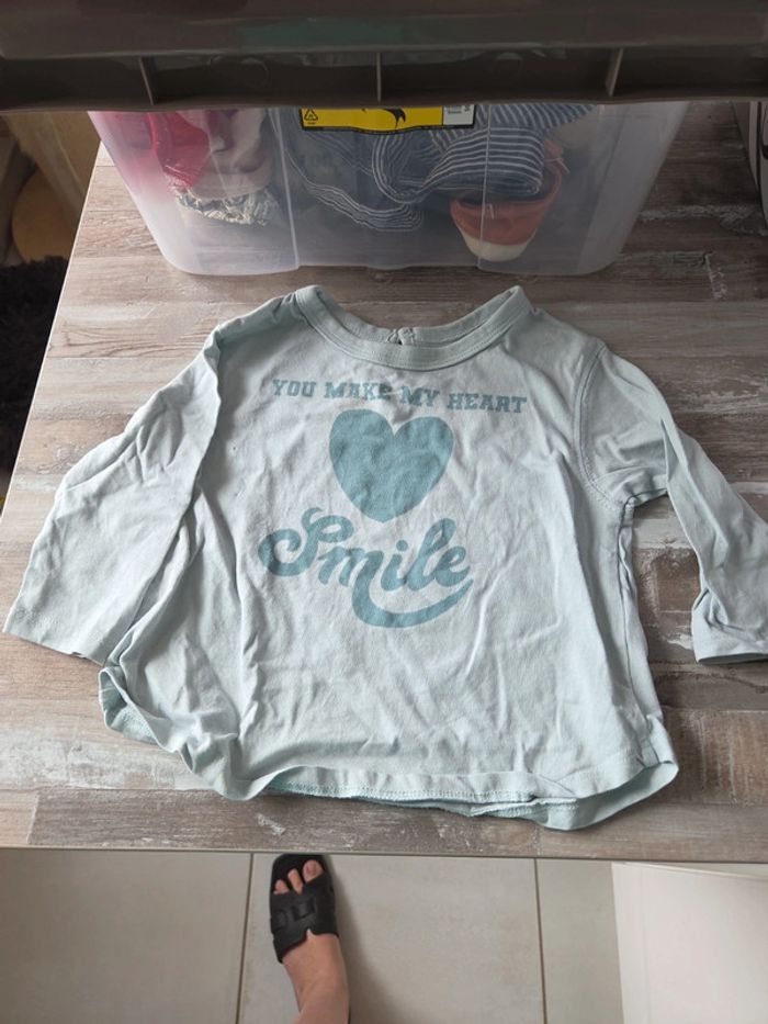 Lot Tee-shirt 9 mois - photo numéro 8