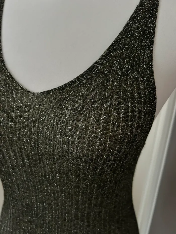 Liu Jo top, débardeur,haut pailleté, femme, taille S/36 - photo numéro 2
