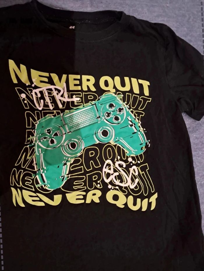 T-shirt gamer 9-10 ans H&M - photo numéro 2