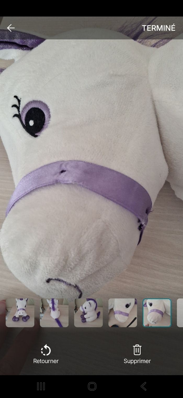 Peluche licorne - photo numéro 5