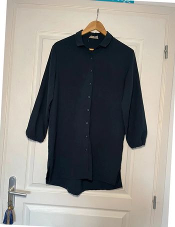 Robe chemise marine American vintage S