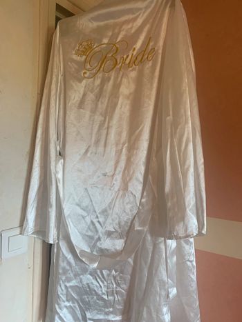 Peignoir mariée