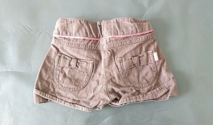 Short Sergent Major marron à motifs - photo numéro 2