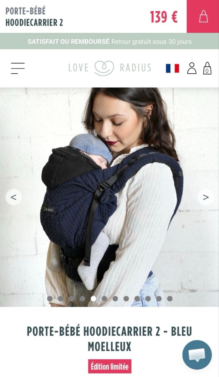 Porte bébé Love radius Hoodie Carrier2 - photo numéro 4