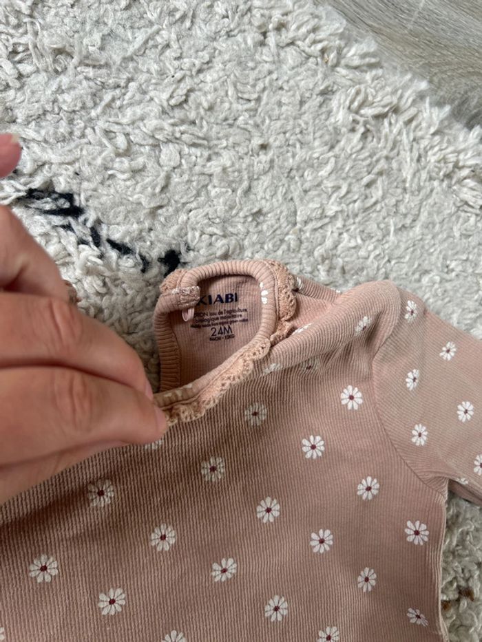 Teeshirt ML fleur - photo numéro 2