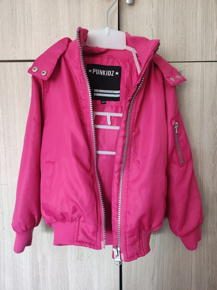 Blouson imperméable rose 6 ans Punkidz