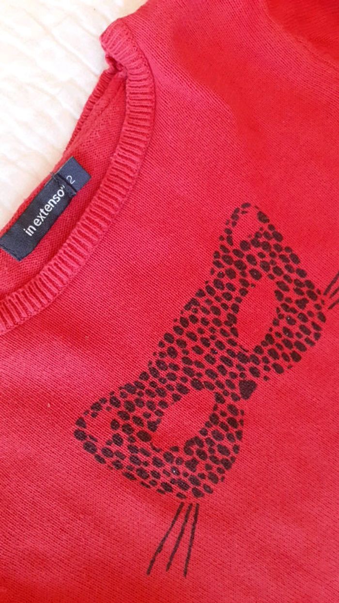 Petit pull rouge - photo numéro 2