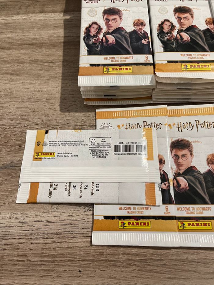 Lot 95 Packs Harry Potter Welcome To Hogwarts Trading Cards Panini Neuf - photo numéro 4
