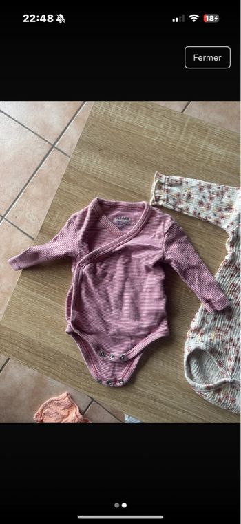 Lot de 2 bodies
