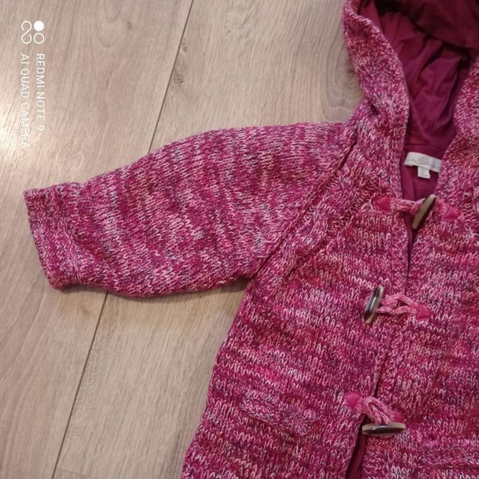 Gilet rose chiné 9mois - photo numéro 4