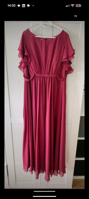 Robe de cérémonie couleur Mûre