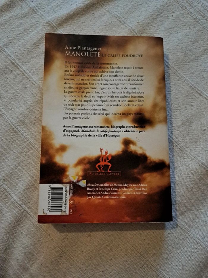 Livre Manolete de Anne Plantagenet - photo numéro 2