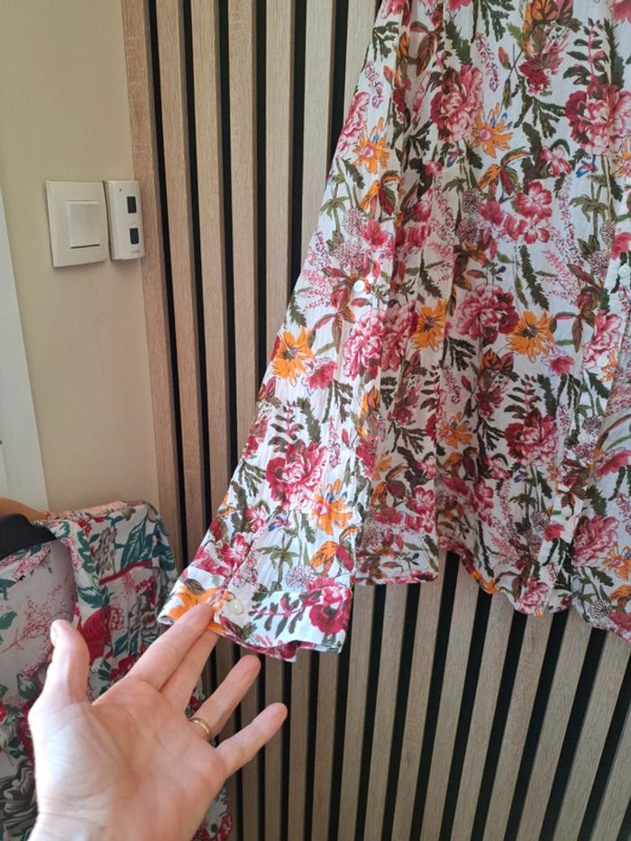 Chemise fluide fleurie T 48 - photo numéro 5