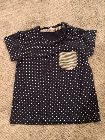 T-shirt manches courtes Newborn 3 mois