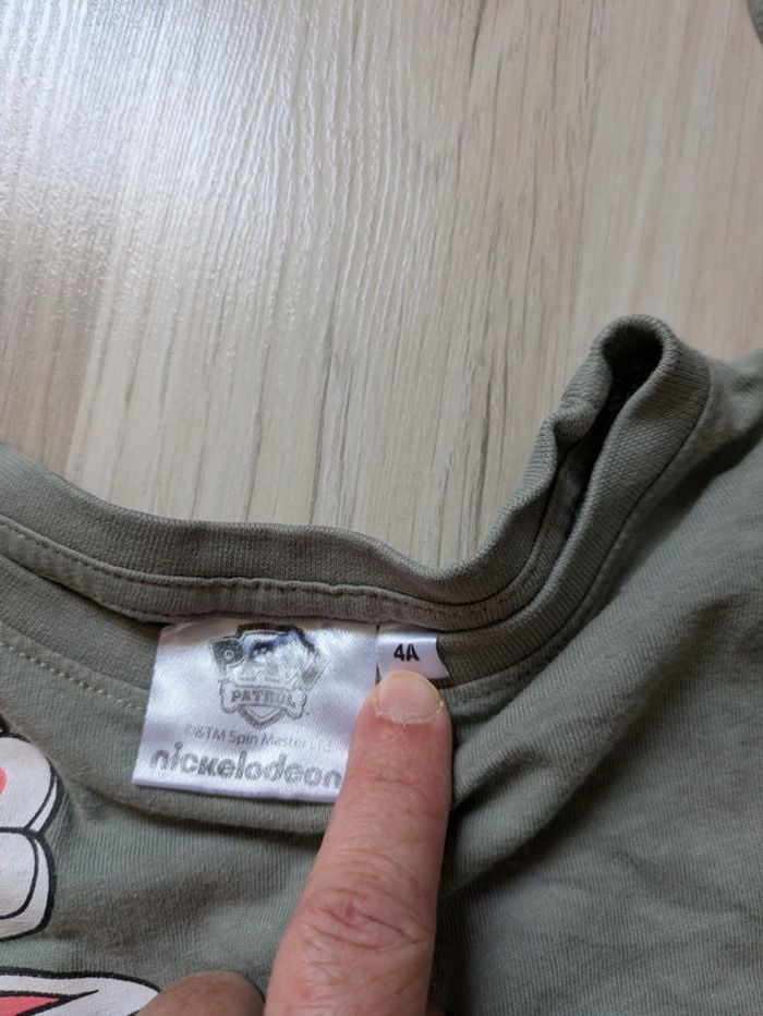 T-shirt manches longues garçon 4 ans pat'patrouille - photo numéro 4