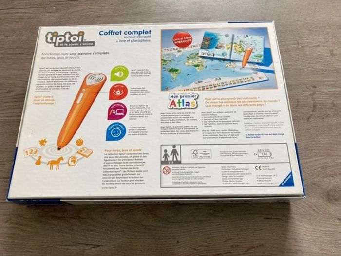 Coffret lecteur interactif+ livre atlas tip toi - photo numéro 4