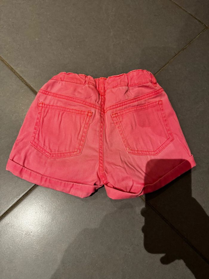 Short / Bermuda en jean avec 2 poches devant & 2 poches derrière - Lili Marelle - Rose - 6 ans - photo numéro 3