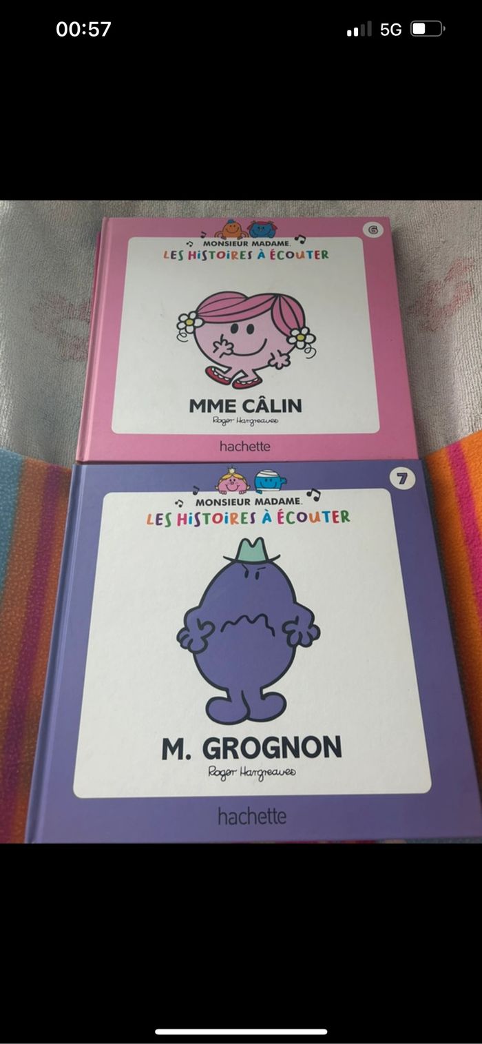 Lot 10 grand albums monsieur madame les histoires à écouter - photo numéro 4