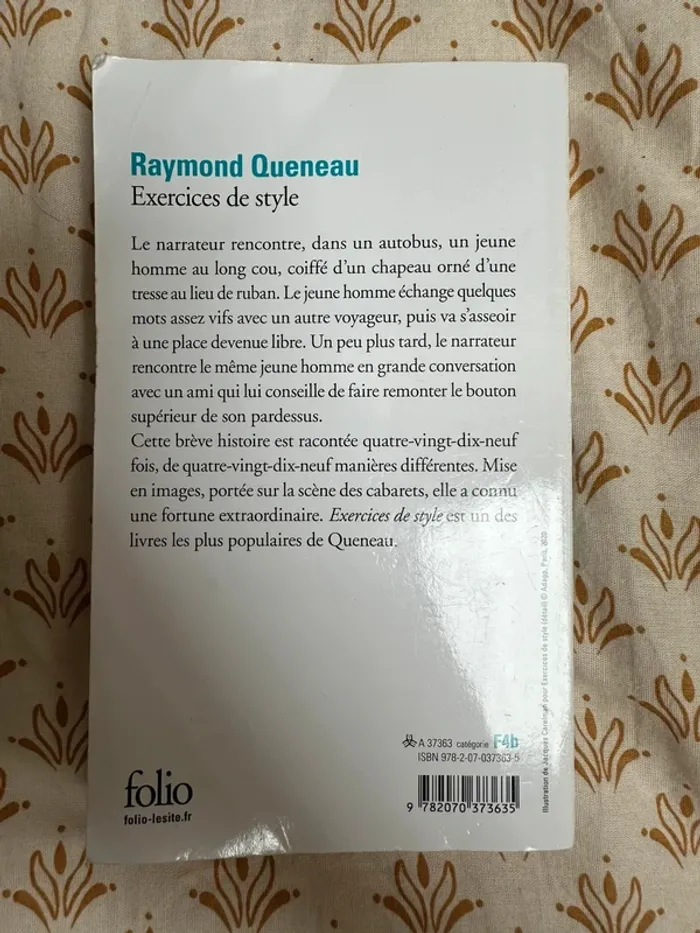 Exercices de style – Raymond Queneau - photo numéro 3