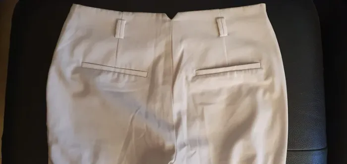 Mango pantalon écru de ville Suit - photo numéro 3