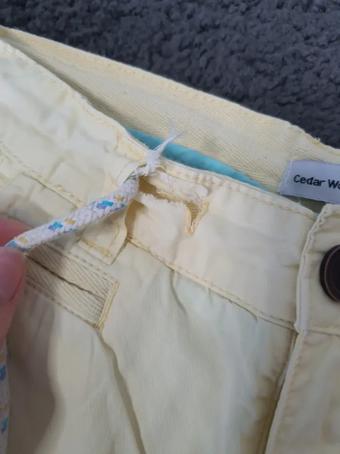 Short jaune en coton - photo numéro 3