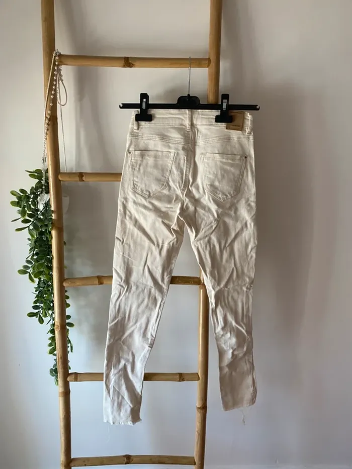Jean skinny crème - photo numéro 5