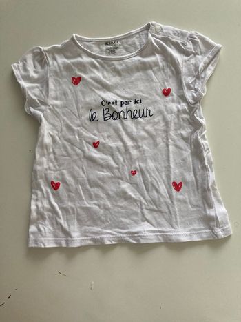 Lot de 4 t-shirt manches courtes