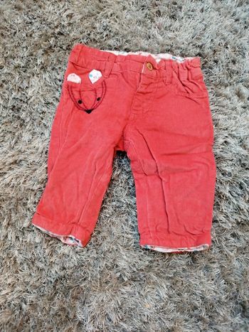 Joli pantalon rouge renard 🦊