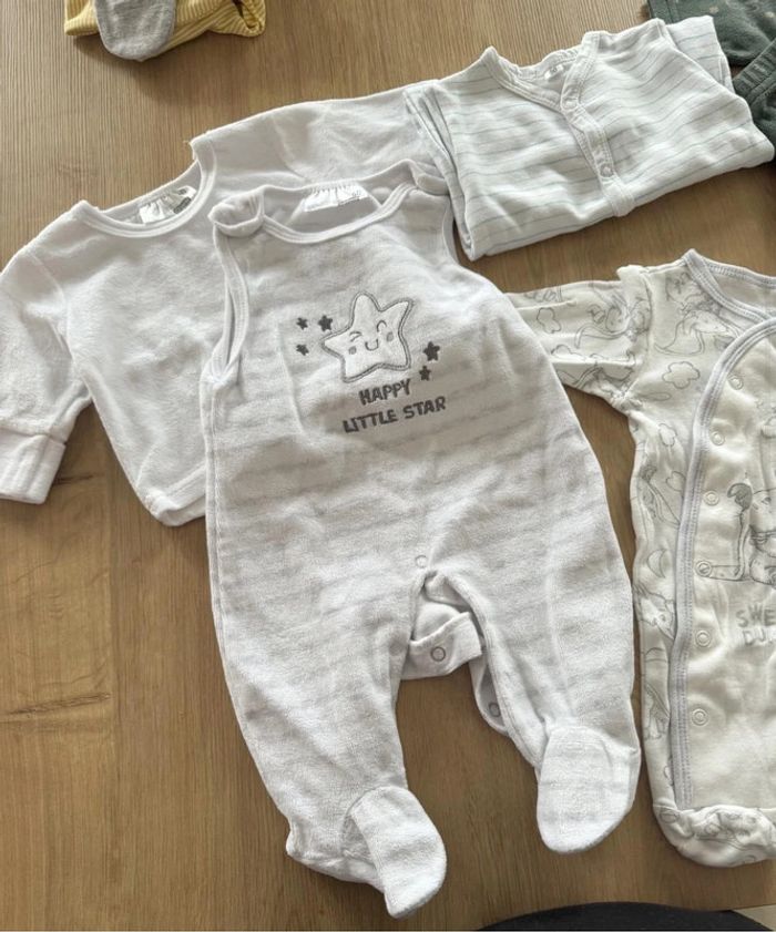 Lot de 5 pyjamas naissance - photo numéro 3