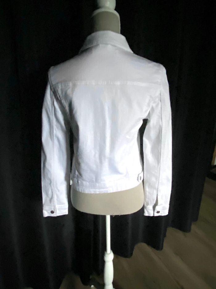 Veste blanche en jean Cache-Cache - photo numéro 6