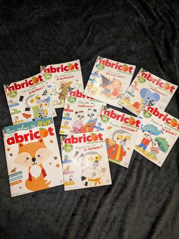 Lot de magazines abricot neufs 