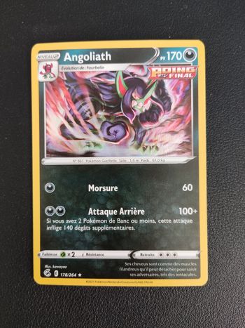 Carte Pokémon Holographique Angoliath