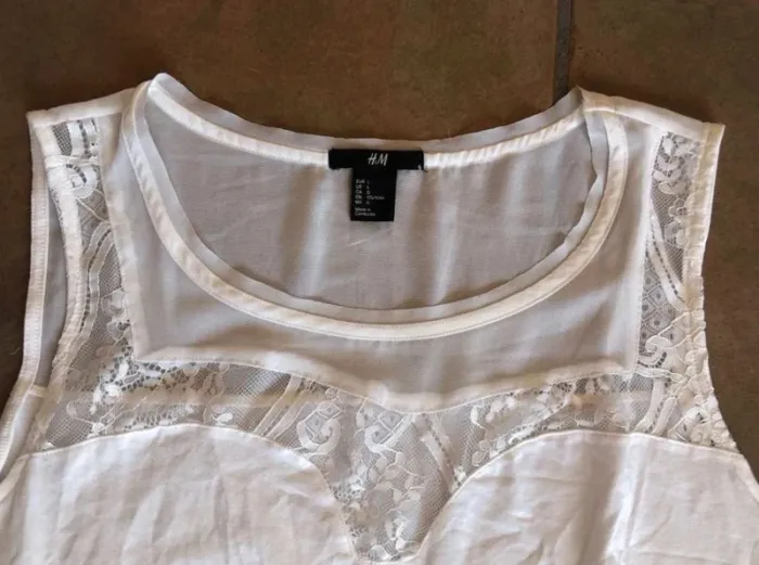 Débardeur  fantaisie  H&M  (L) état  neuf - photo numéro 2