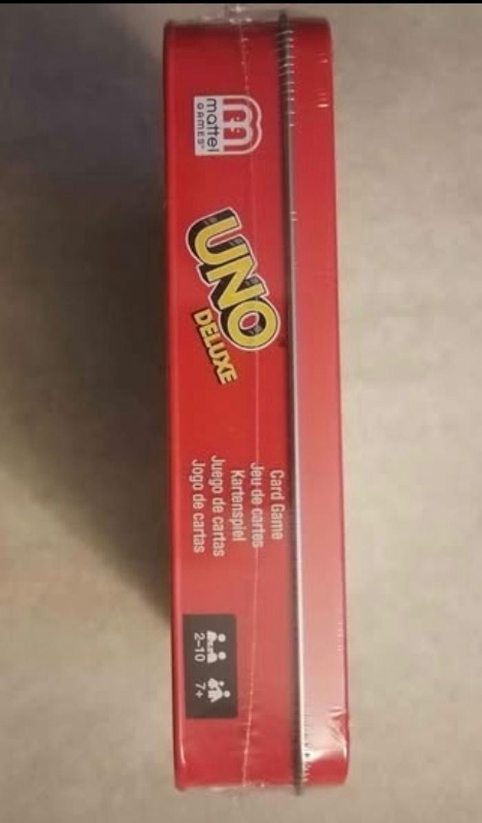 🃏 Jeu UNO Deluxe NEUF ( boîte métallique) 🃏 - photo numéro 3