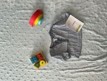 blouse manches longues bleu motifs marine 6 mois obaibi