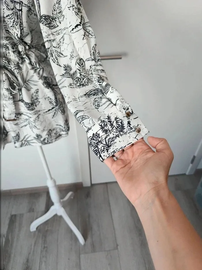 🤍 Chemise imprimée tropicale Primark – Taille 38 (M) - photo numéro 2