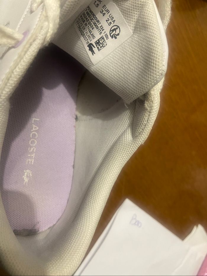 Baskets filles Lacoste - photo numéro 7