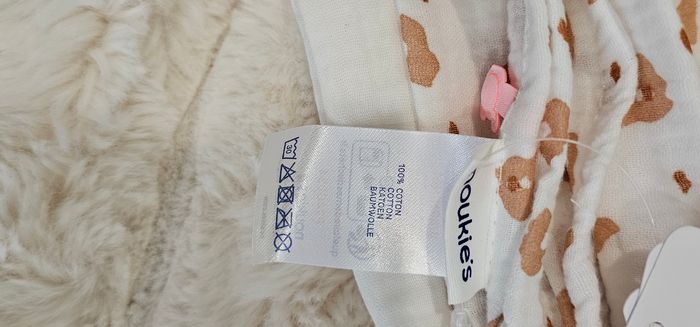 Lot de 3 langes 100% coton Noukie's Neufs - photo numéro 7