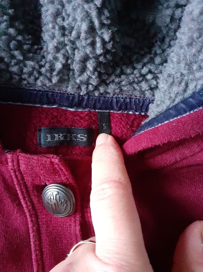 Veste fille molletonnée à capuche 14 ans rose foncé - photo numéro 7