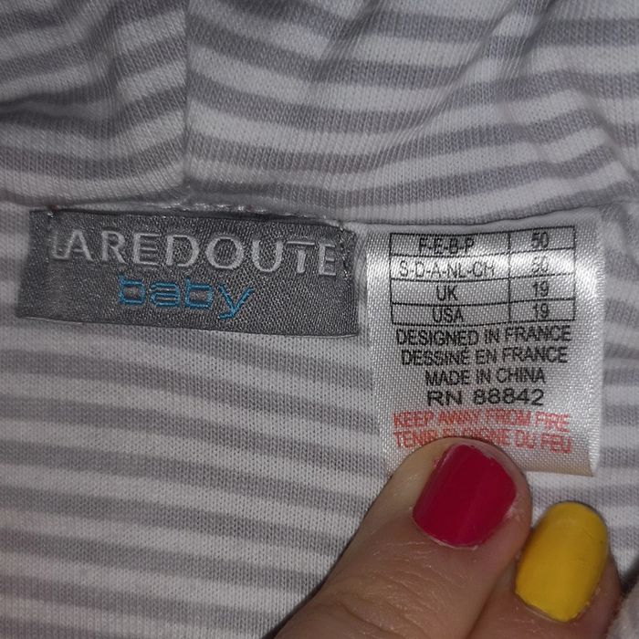 Gilet chaud naissance rouge - photo numéro 3