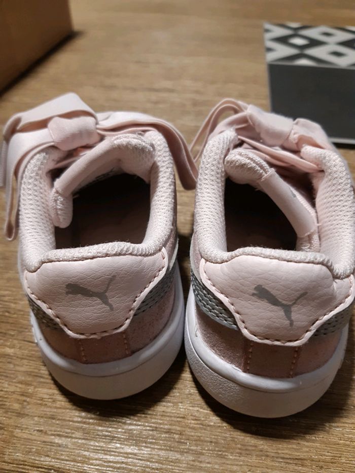 Baskets Puma bebe fille rose 23 - photo numéro 5