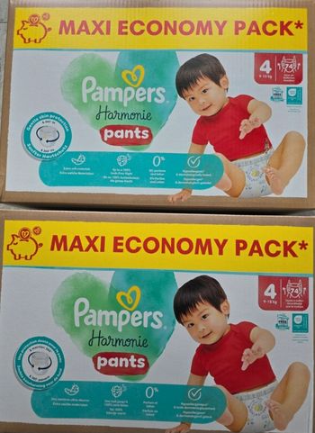 Couches pampers harmonie pants T4