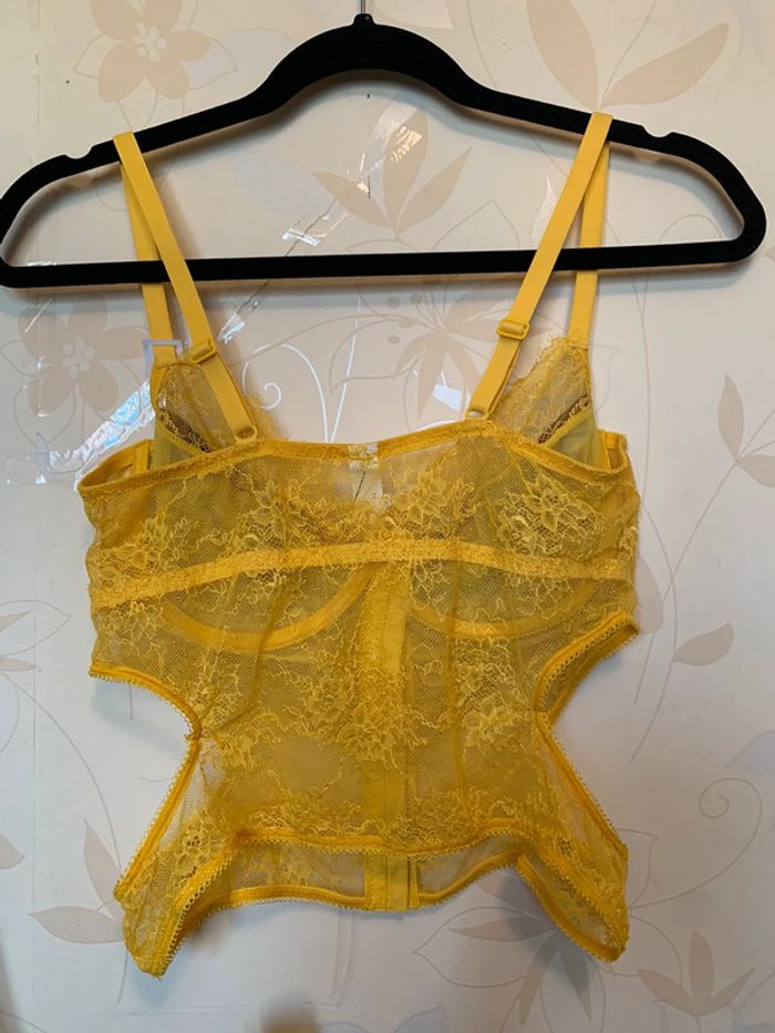 Bustier jaune imprimé tigre • 95B - photo numéro 9