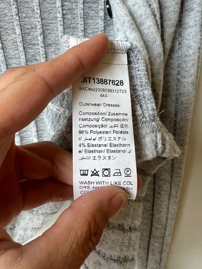 Gilet gris en velours doux Shein - photo numéro 3