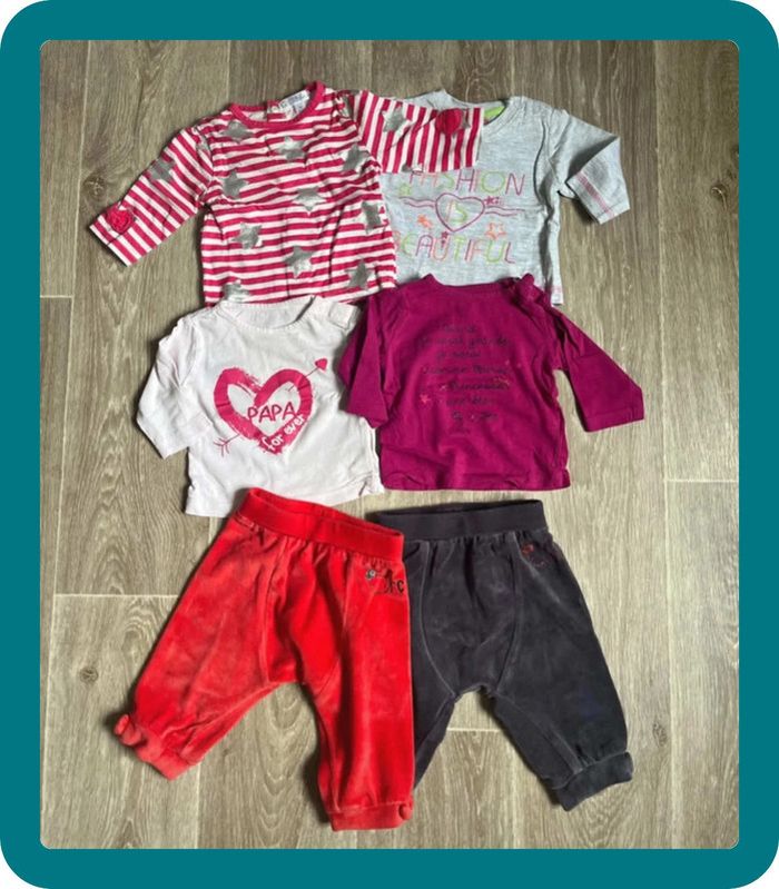 Lot hiver fille 1 et 3 mois - photo numéro 3