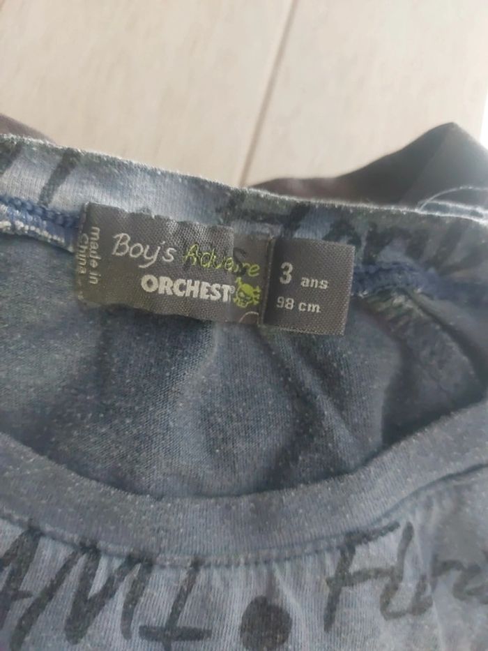 Lot de 8 t-shirts 36 mois (90-97 cm) très bon état - photo numéro 8