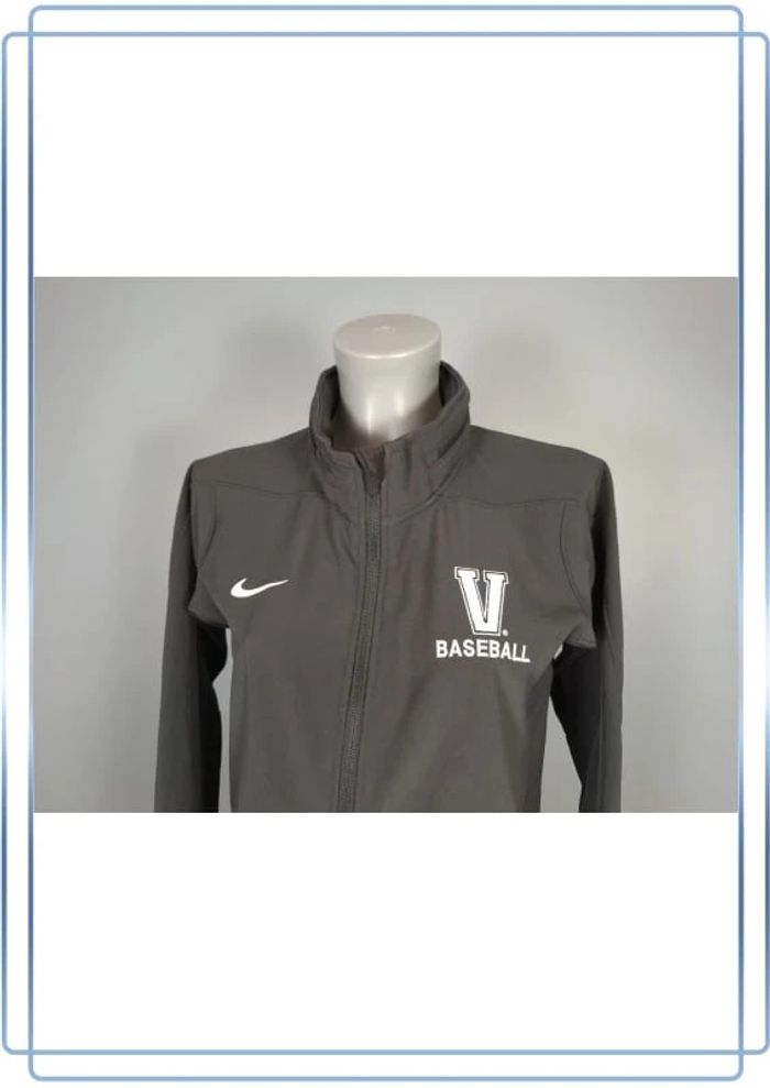 Veste a capuche vintage full zip nike femme taille M noire - brodé - photo numéro 2